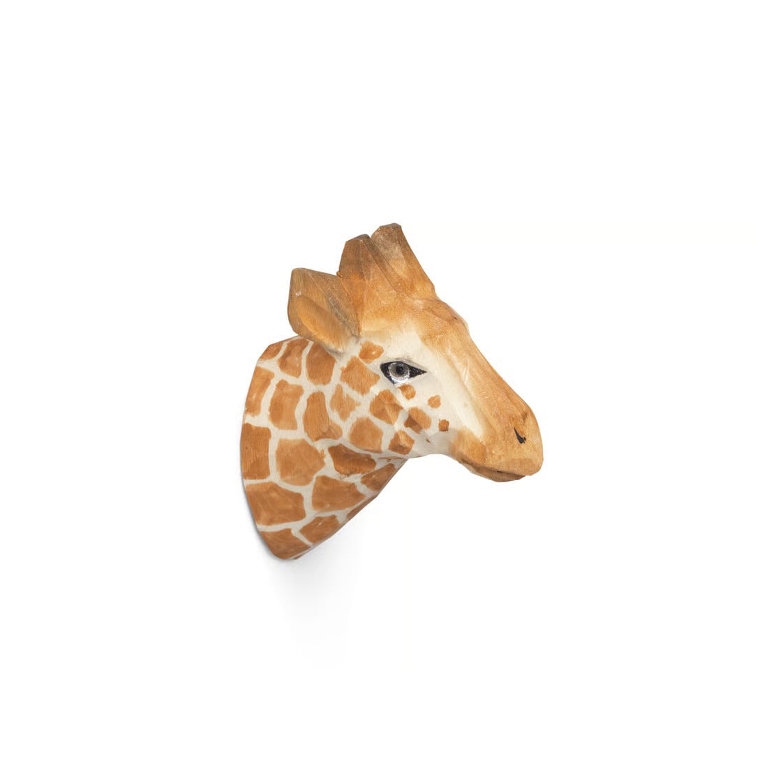 Ferm Living Animal haak Giraffe, bruin, keramiek