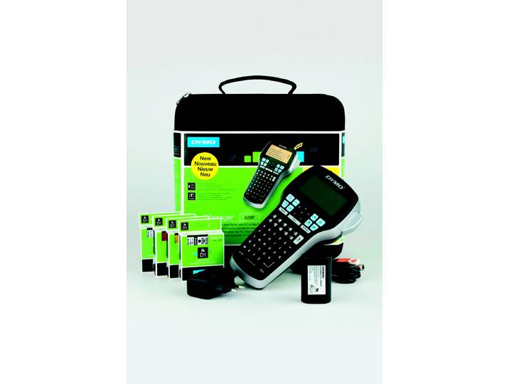 Dymo Kit Etiqueteuse portable Label Manager 420P avec malette et rubans