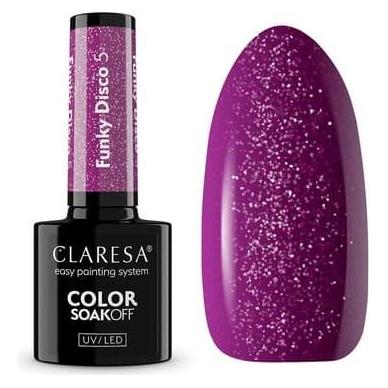 Claresa Soak Off Uv Led Funky Disco Hybrid Nagellack 5g (46963837)