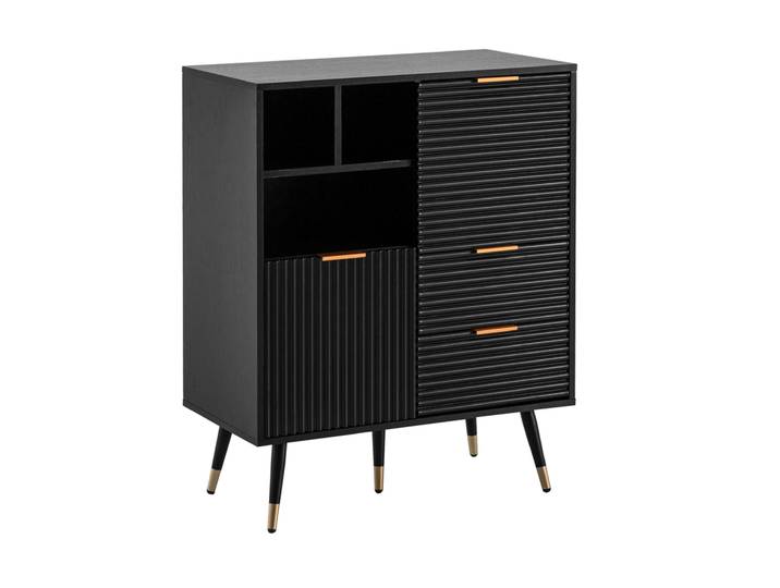 Sideboard Metall 77 x 40 x 97 cm pulverbeschichtet...