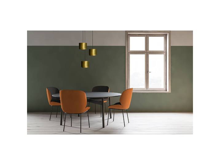 Pendelleuchte Venus D IV Ø 35cm Grün Samt E27