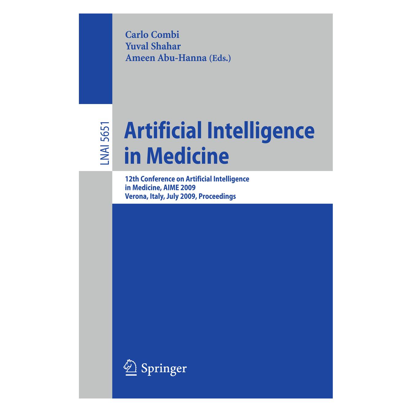 Springer Artificial Intelligence in Medicine (Englisch, Softcover, Abu-Hanna, Ameen, Carlo Combi, Shahar, Yuval) (55204720)