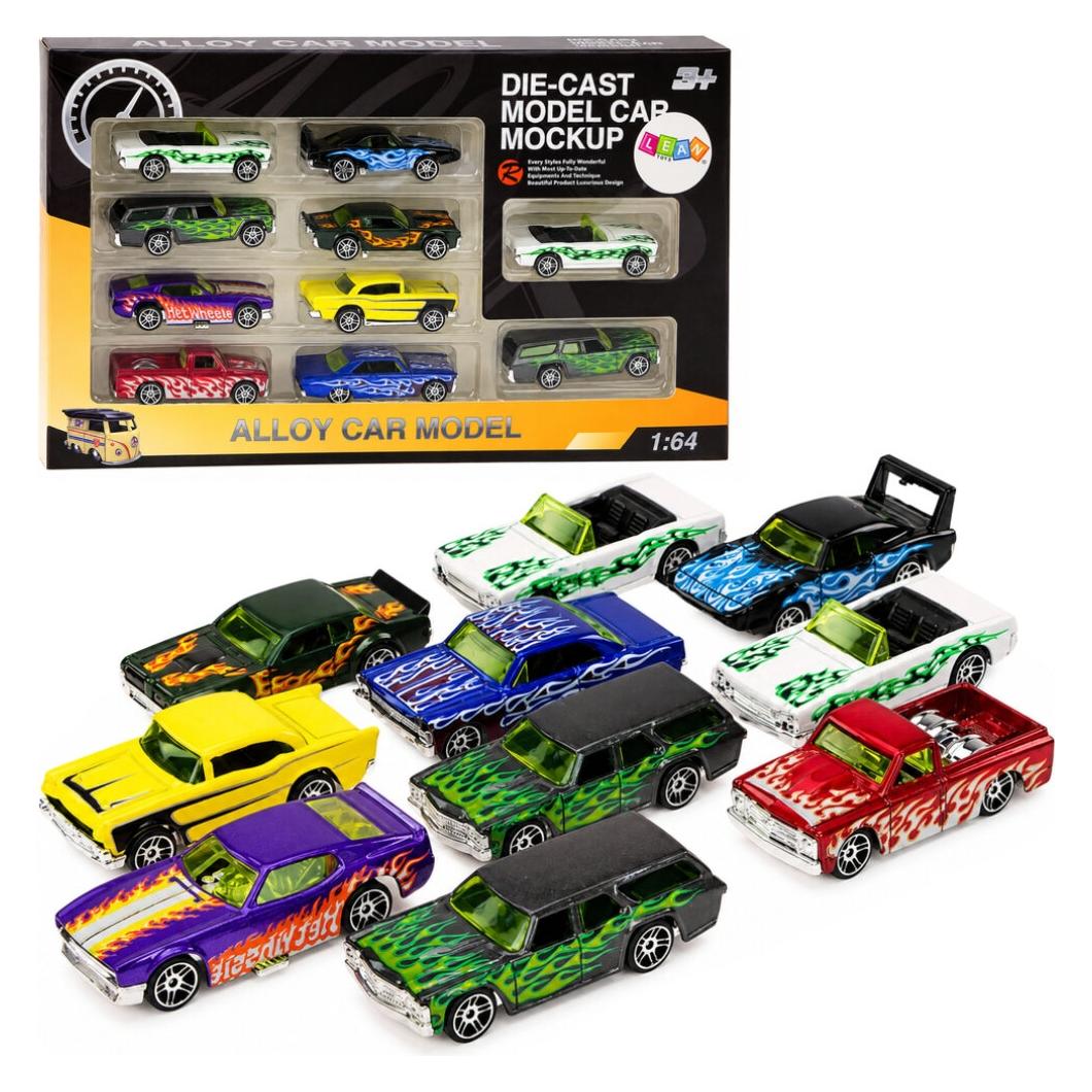 Lean Toys Satz 1:64 Metallfedern, 10 Stück (49674497)