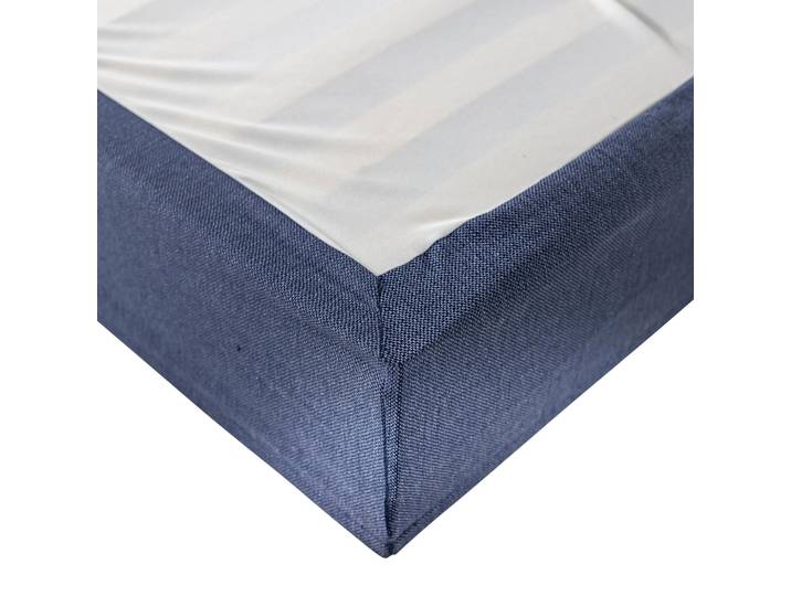 Cache-sommier Marine LEAVE - Someo 140x190 cm