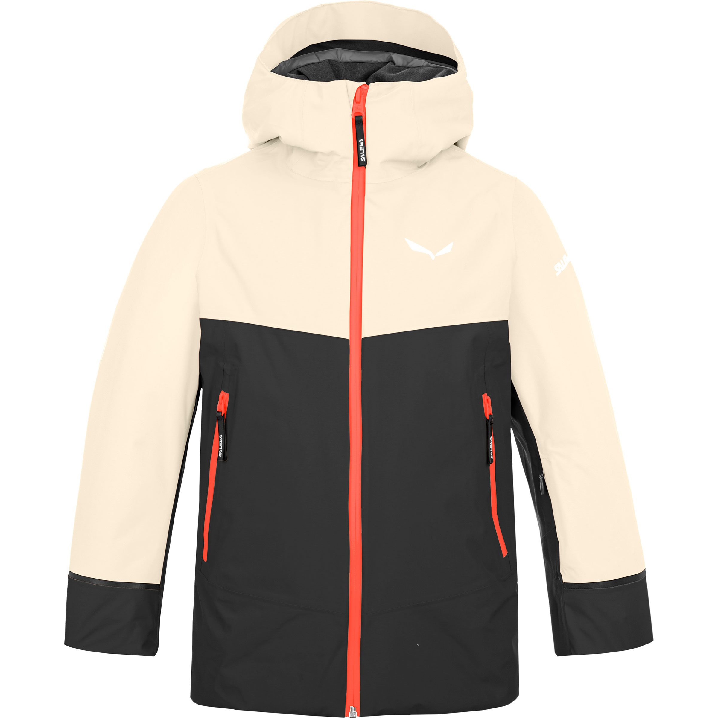 Salewa Sella PTX/TW Kinder Isolationsjacke beige Größe 116 Trekking Winddicht Wasserabweisend