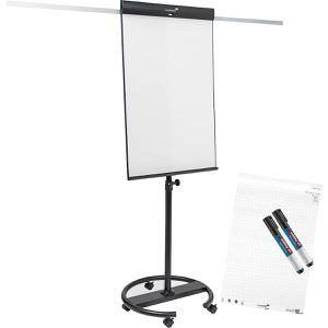 Legamaster Flipchart 7-153610, SKETCH PRO, höhenverstellbar, mit Rollen, Rundfuß, Seitenarme