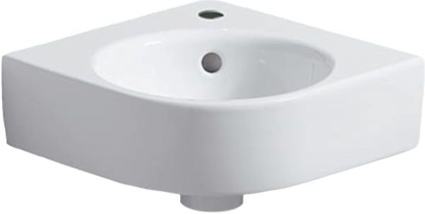 Geberit Renova Compact Eckwaschtisch 276132000 Schenkellänge 32 cm, weiß
