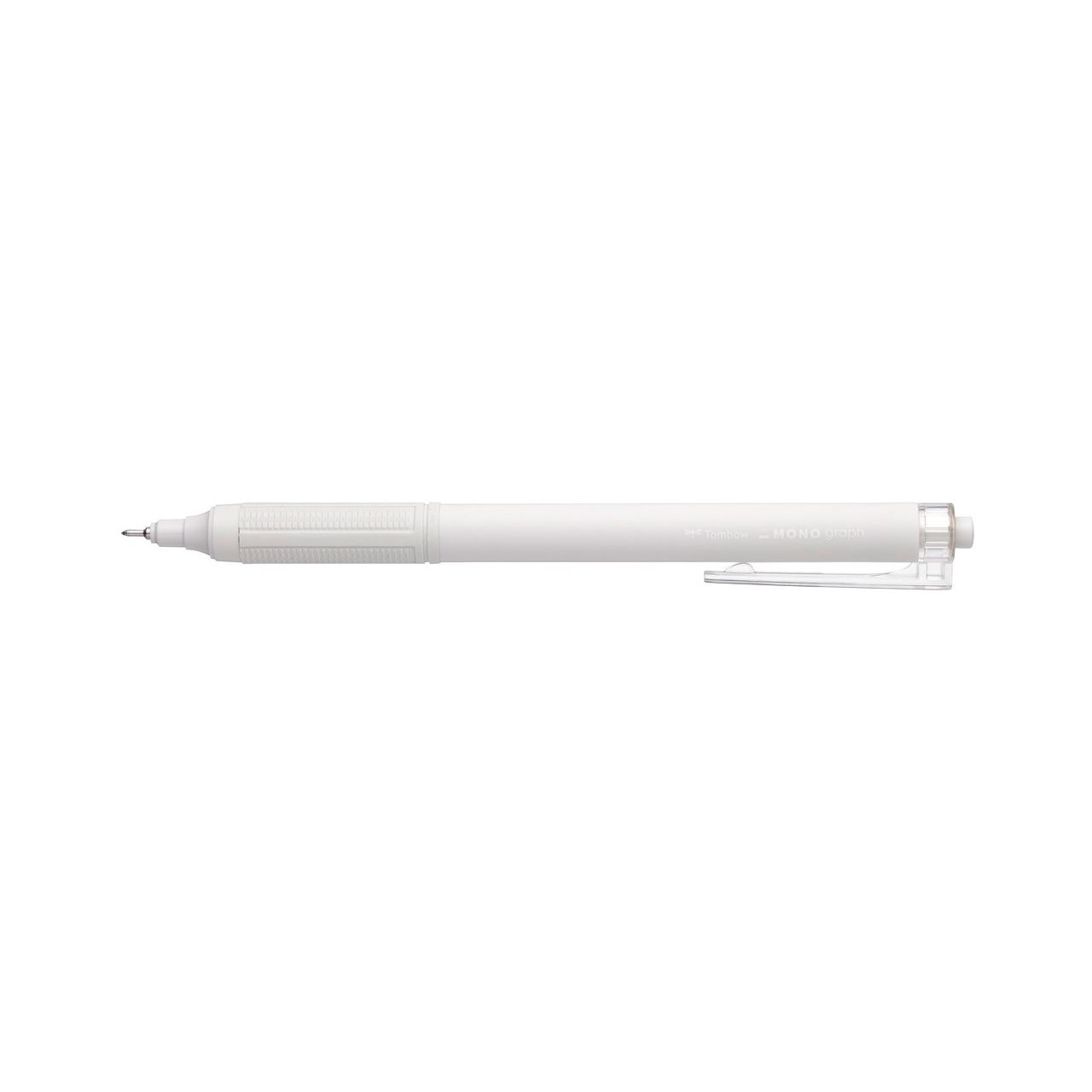 Tombow Kugelschreiber MONO graph Lite weiß Schreibfarbe blau, 1 St.
