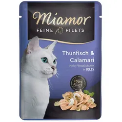 Miamor Thunfisch und Tintenfischfilets in Gelee 100g