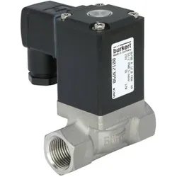 Bürkert 2/2-Wege-Magnetventil für Gase und Flüssigkeiten (Gehäuse), Elektronikzubehör + Gehäuse