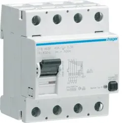Hager CFB463F FI-Schalter 4P 10kA 63A 300mA Typ B NK