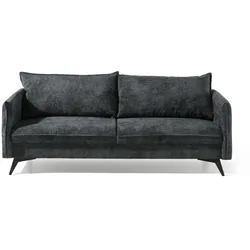 Sofa 3-Sitzer Chenille 199x100x86 anthrazit OLIVIA