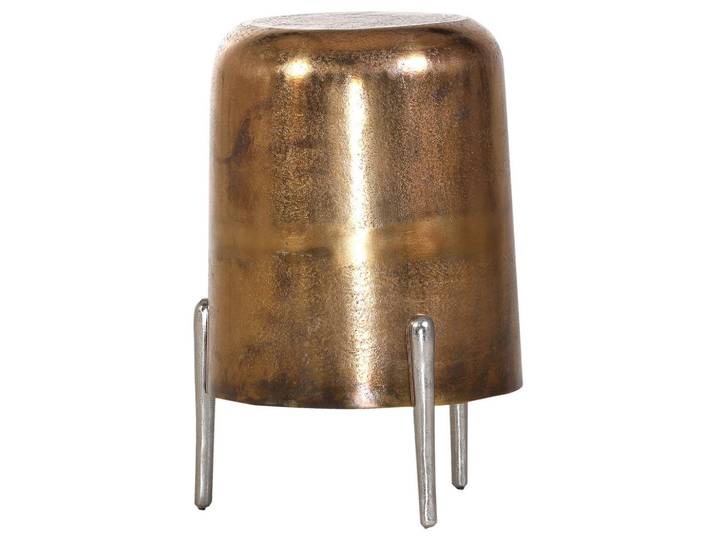 Beistelltisch, Kupfer, Metall, rund, Rundrohr, 34x54x34 cm, Wohnzimmer, Wohnzimmertische, Beistelltische, Beistelltische Metall