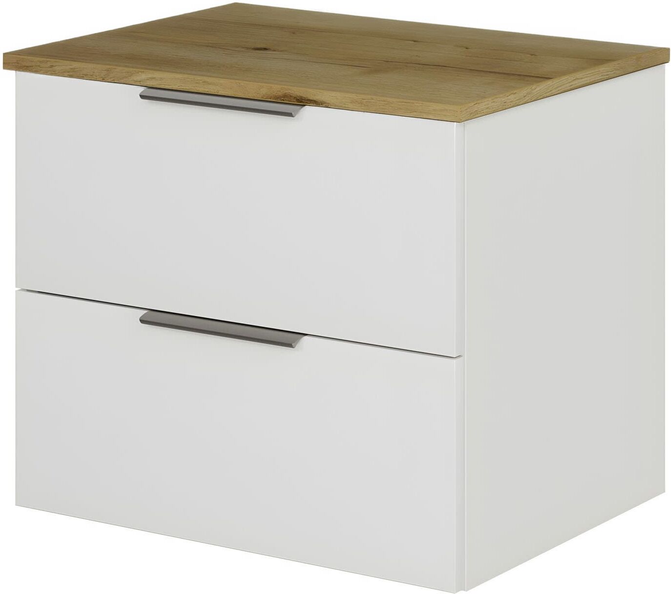 Steinkamp Living 2.0 Waschtischunterschrank mit Platte 59 cm für Aufsatzwaschtisch