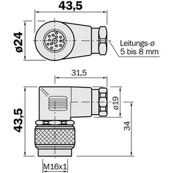 Sick Leitungsdose 6007988