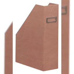 Rhodiarama Stehsammler aus Kunstleder, 10x25x31cm - Rosenholz 194544C