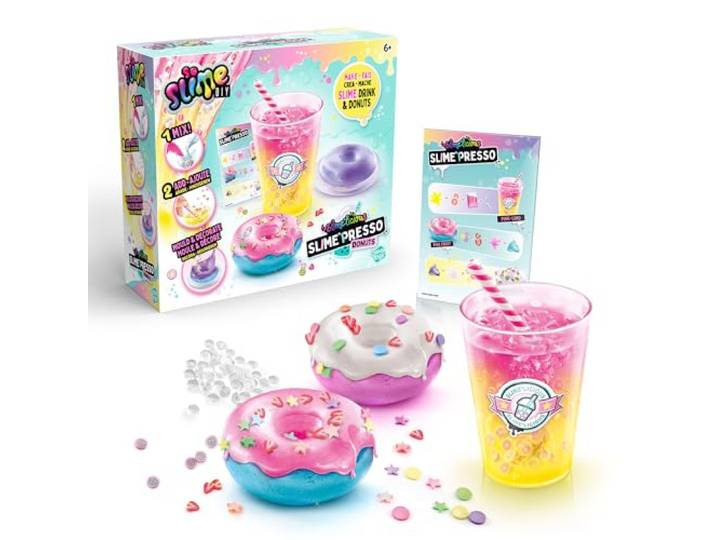Canal Toys - Slime'Presso - Maak en personaliseer je DIY Slime Donuts - SSC 257, Blauw