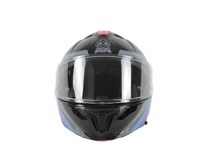 Marushin Klapphelm M312 grau-rot Gr.XL