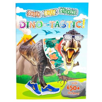 Super Silly Stickers: Dino-Tastic! Sticker Book for Kids, von Editors of Silver Dolphin Books, Silver Dolphin Books, 978-1-66720-834-3