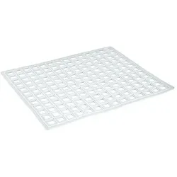 Spülbeckenmatte Bekaform Gummi eckig 31x26,5 cm weiß BPA frei, für Temperaturen von -40 bis +40 Grad