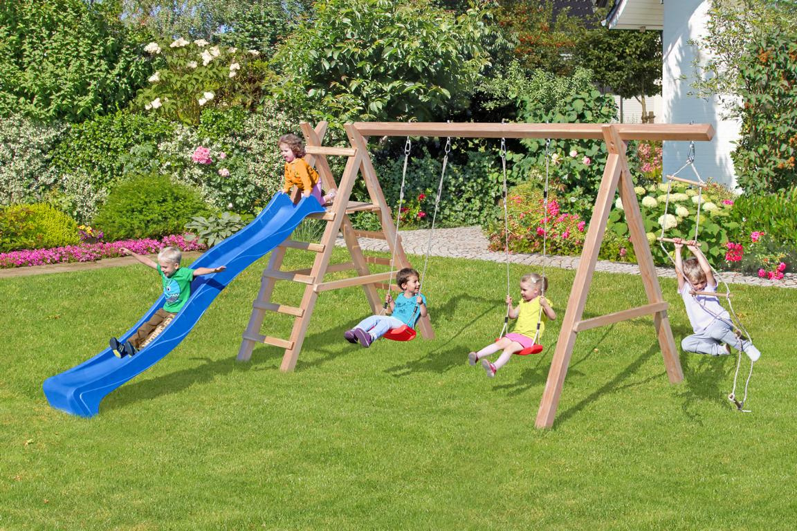 DELTAGARTENH Natura-Schaukel Lärche /MARIE Typ 5.2 / L430xT190xH220cm 08435692