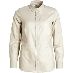 Damenbluse "BUTTON-DOWN" - XL - sand