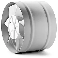 Helios Rohreinschubventilator 07504 REW 200/4, Förderleistung freiblasend 550 m3/h