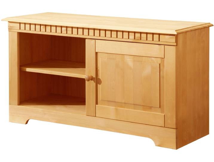 TV-Board GOODPRODUCT, beige (natur gebeizt, gewachst), B:94cm H:50cm T:35cm, Sideboards, TV-Board, Breite 94 cm, Belastbarkeit bis 75 kg