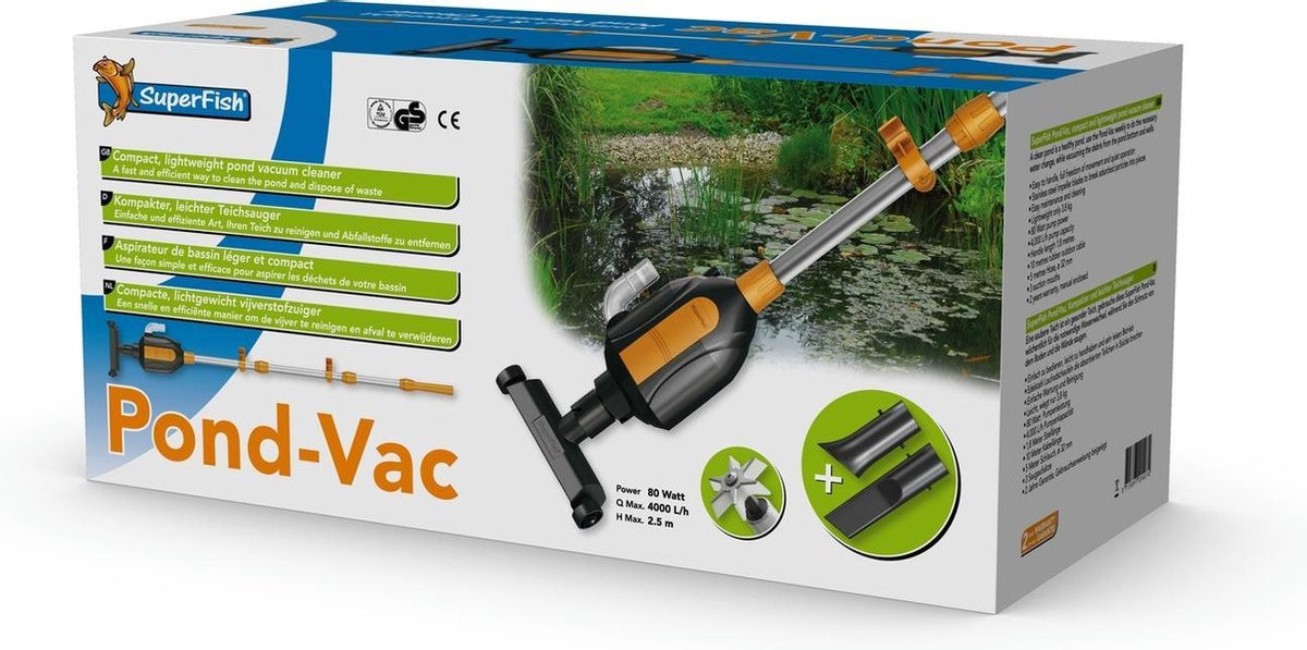Superfish Pond Vac vijverzuiger