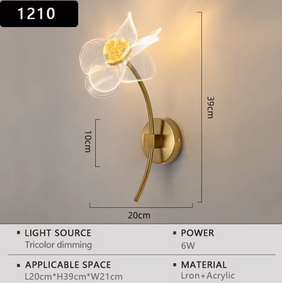 Inspire Curations Modern Nordic Minimalist LED Wall Light 1210 3 color Light