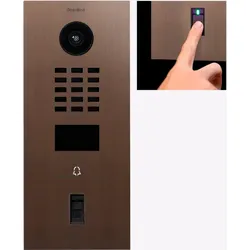 DoorBird D2201FV Fingerprint 50 IP Video Türsprechanlage – Echte Baubronze