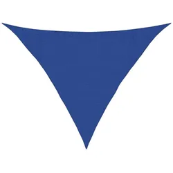 vidaXL Sonnensegel 160 g/m2 Blau 3,5x3,5x4,9 m HDPE