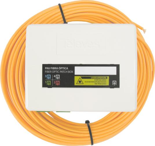 TELEVES Optische Box 4 Ausgänge mit 100m Kabel OB44100