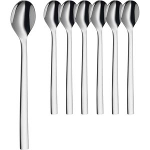 WMF Longdrinklöffel Nuova, 22 cm, Edelstahl 18/10, silber poliert, 6 Stück