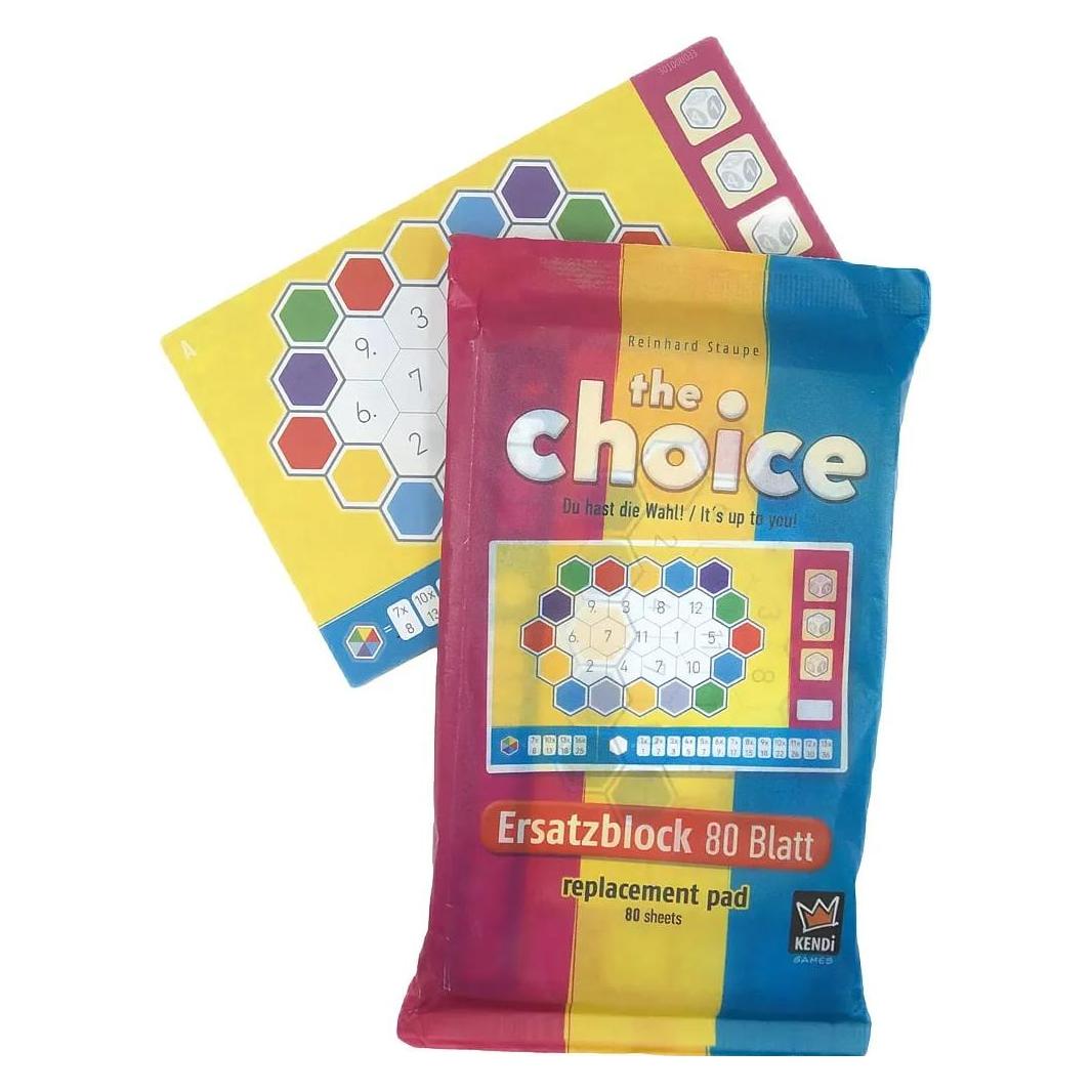 Kendi Games The Choice Ersatzblock (Deutsch, Englisch, Französisch, Italienisch, 2 - 4 Spieler) (3130110)