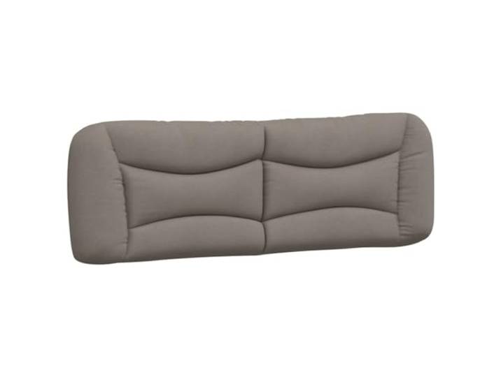 vidaXL Coussin de tête de lit Hvar Taupe 160 cm Tissu