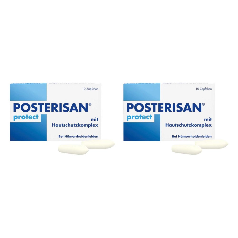 DR. KADE Pharmazeutische Fabrik GmbH Posterisan protect Hämorrhoidenzäpfchen 08104655