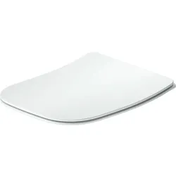 Duravit Univavo WC-Sitz Eckig 0024290000 Absenkautomatik, abnehmbar, Scharniere Edelstahl, Weiß