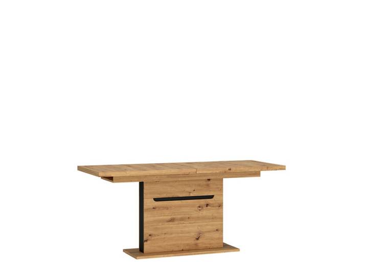 Esstisch ausziehbar Kingston 160 x 90 x 76 cm Synchronauszug Artisan Eiche /Anthrazit