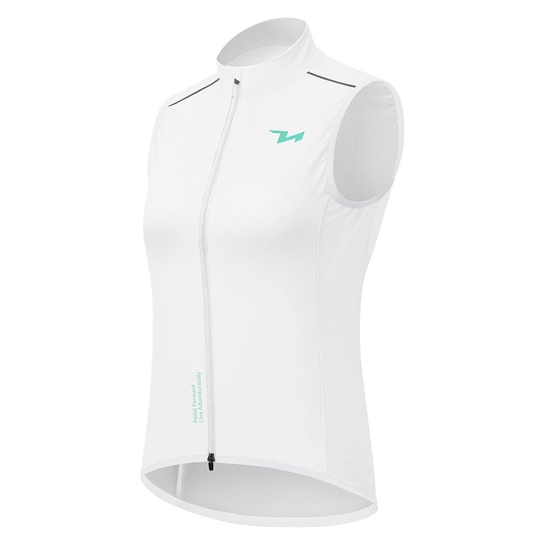 Rockbros MJ008 TVI Damen-Radweste, winddicht, Grösse M - Weiss (M) (ROCKBROS)
