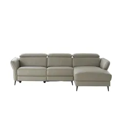 uno Ecksofa mit Relaxfunktion Hedy , beige , Maße (cm): B: 274 H: 78 T: 166.0