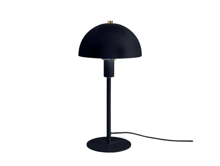 Tischlampe Metall 18 x 36 cm schwarz
