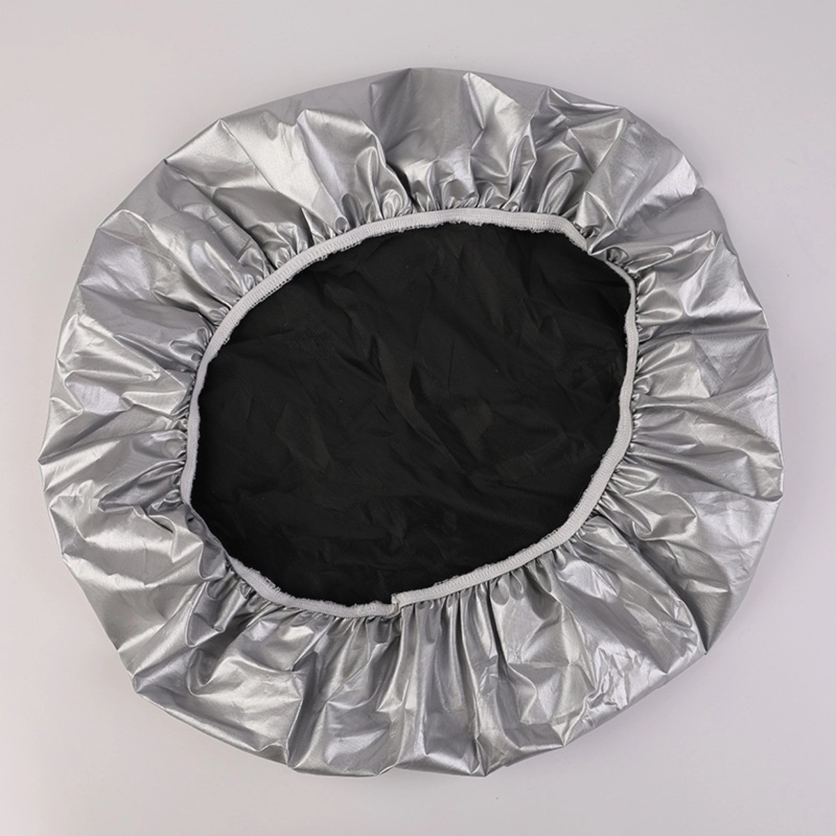 INF Lenkradsonnenschutz 42cm (2er-Pack) – silberbeschichtetes Polyester, reflektierender UV- und Wärmeschutz