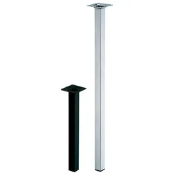 Element-System, Tischbeine + Tischgestell, Stahlrohrfüss