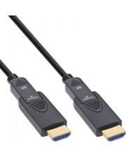 InLine HDMI AOC Kabel Ultra High Speed 8K4K Stecker abnehmbar 20m Audio/Multimedia Digital/Daten Digital/Display/Video Strom/Netzteil Video/Analog 20 m Glasfaser LWL (17920O)