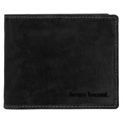 Geldbörse BRUNO BANANI "BRUNO BANANI Herren echt Leder", Herren, schwarz, Leder, Kleinlederwaren, echt Leder