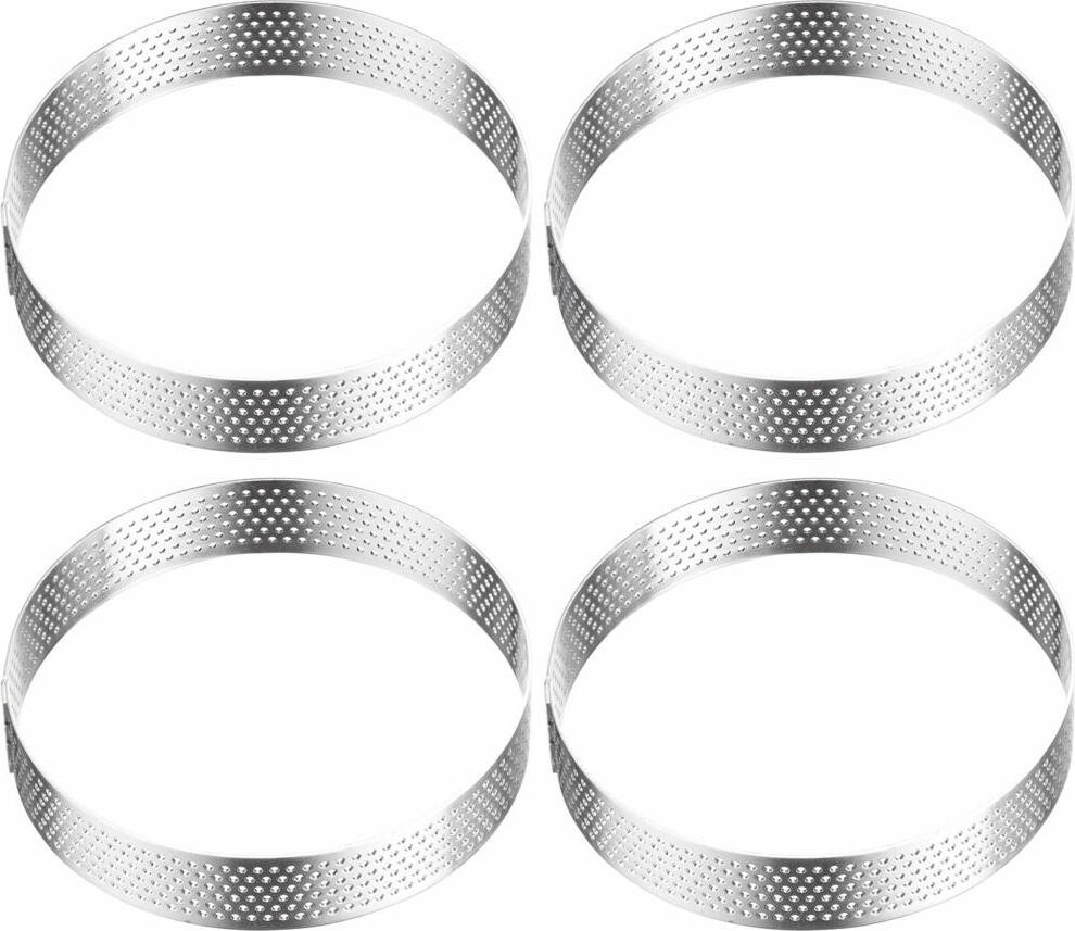 Westmark Set van 4 ronde taartvormen, diameter: 10 cm