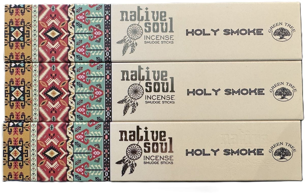 Native Soul Holy Smoke Wierook - 3 stuks
