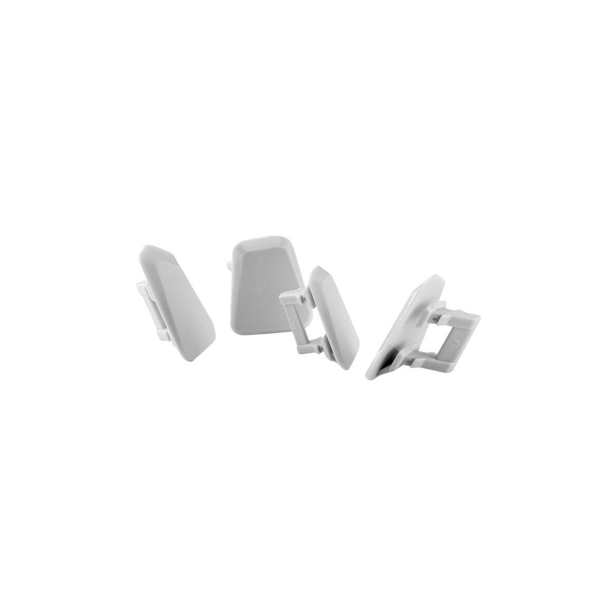 Edelrid Spare Helmet Headlamp Clip Set Shield grey (002) 720620000020