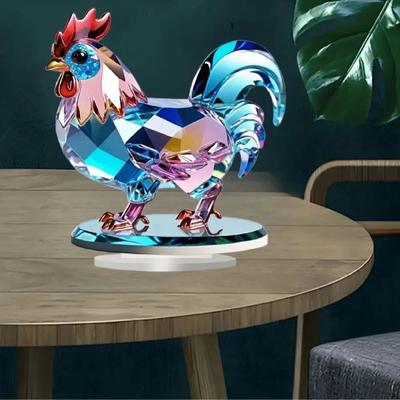 Inspired Living Acrylic Animal Desk Decor Ornament For Home, Bedroom, And Office Acrylic Animal Desk Decor Ornament For Home, Bedroom, And Office